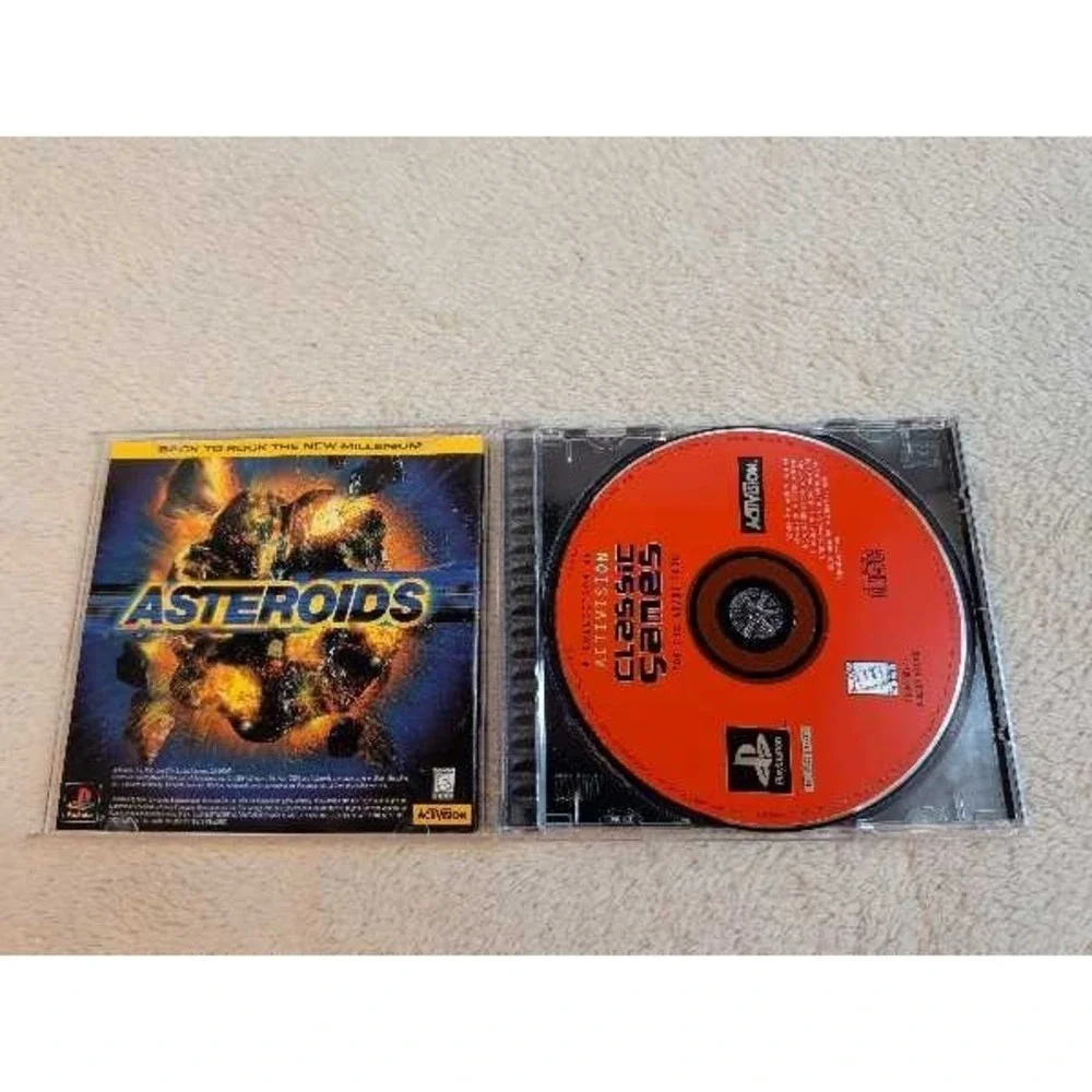 Activision Classics 30 Games Atari 2600 Collection Playstation PS1 Disc Manual